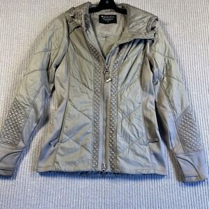 Athleta Jacket Women's S Taupe Beige Rock Ridge Transitional Lightweight Fitted
